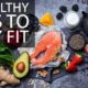 Balanced meal featuring vegetables, lean protein, and a whole-grain side.