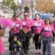 group of women finishing camden cancer walk