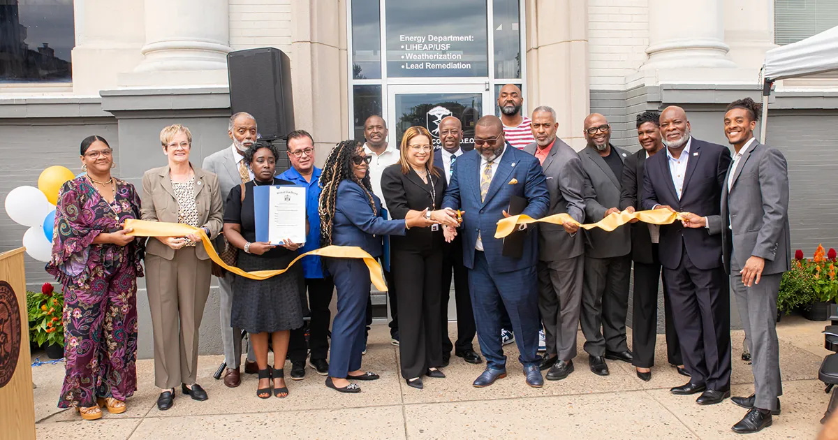 Camden County OEO Bank Building Ribbon Cutting