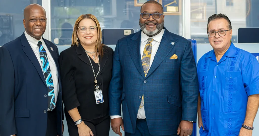 Camden County OEO Bank Building William Spearman Arlene Almonte James Wynn Angel Fuentes