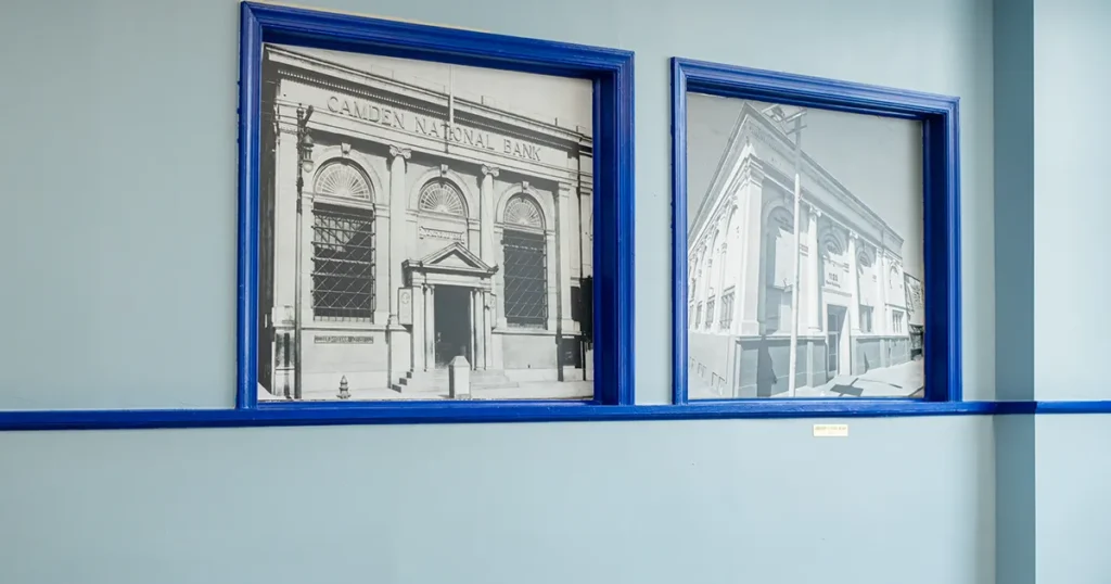 Camden County OEO Bank Building artwork lobby