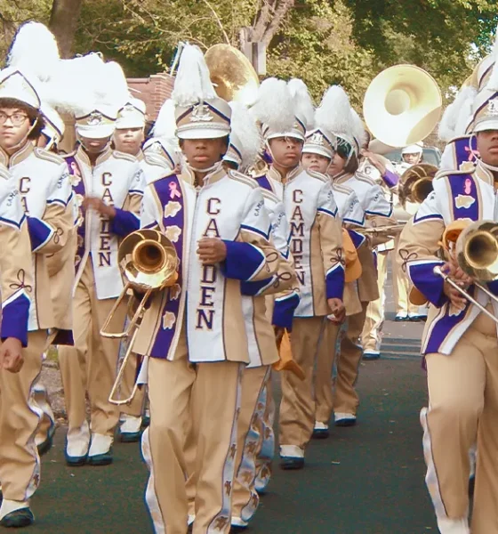 Camden High Marching band at Elks Parade