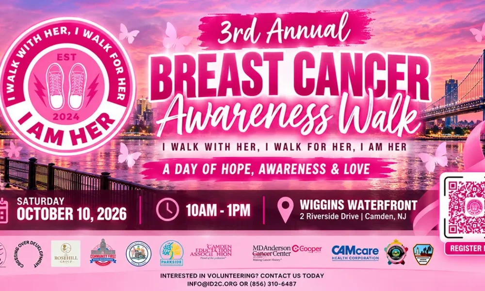 breast cancer walk camden flyer